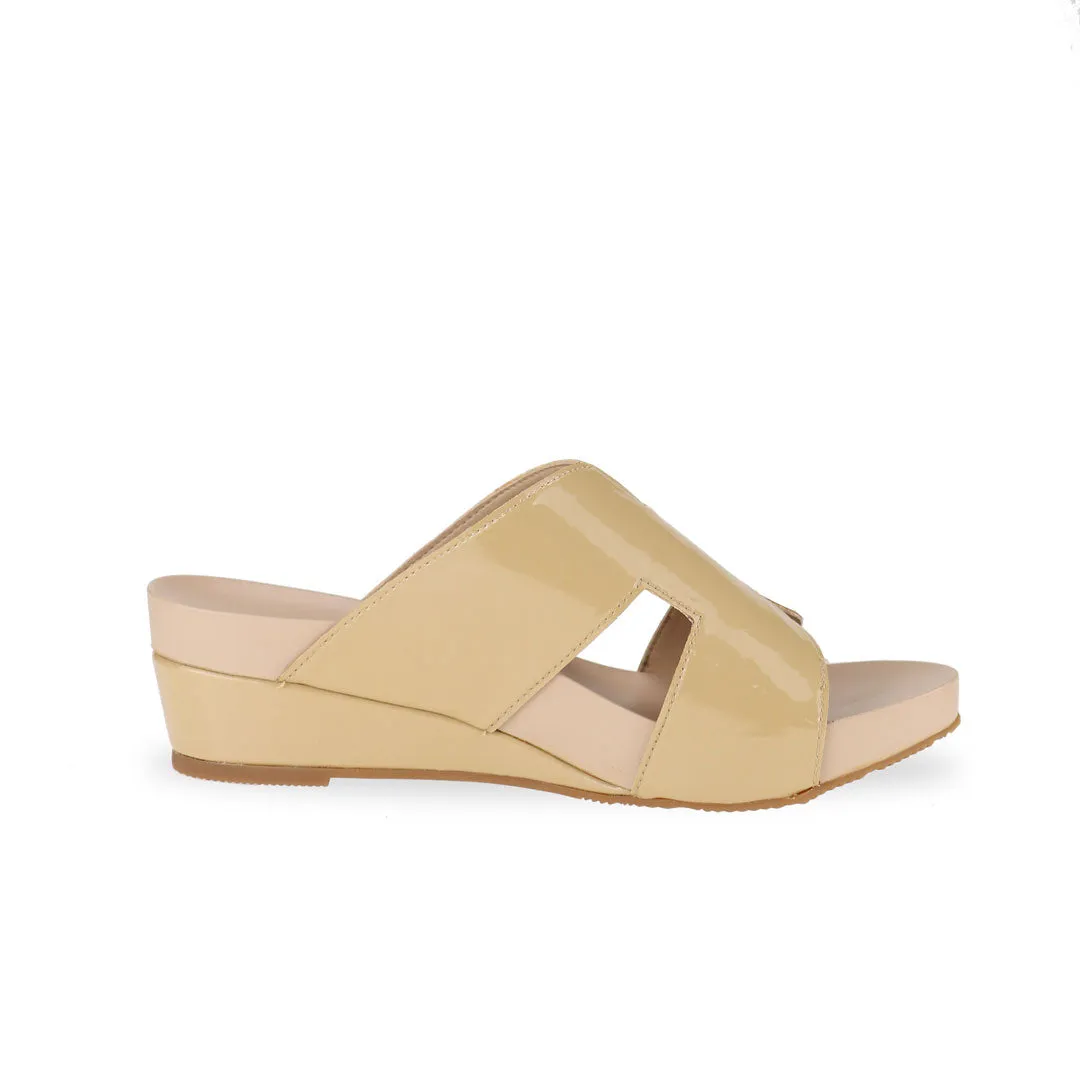 [20% off at cart] H-Strap Low Wedge Slides