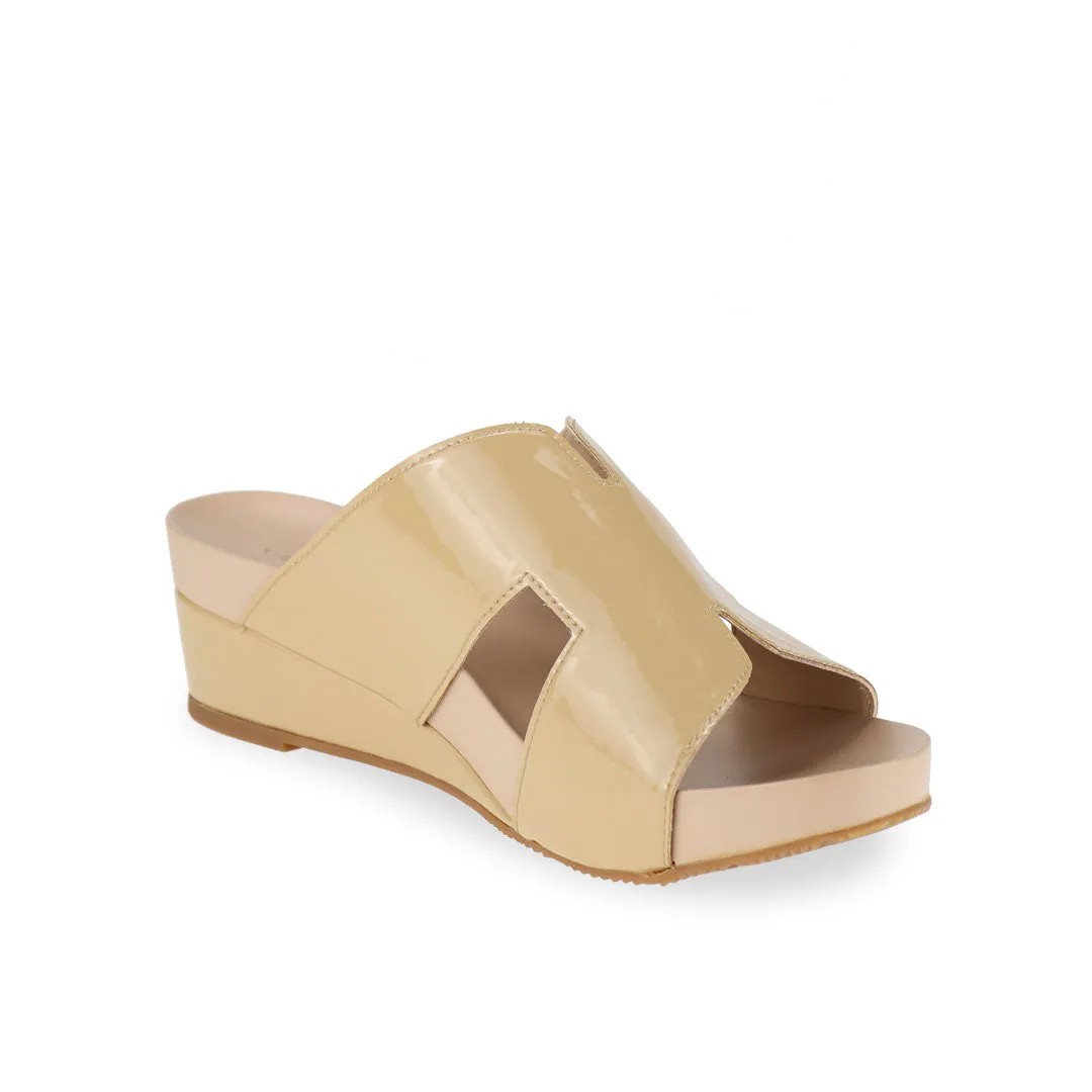 [20% off at cart] H-Strap Low Wedge Slides