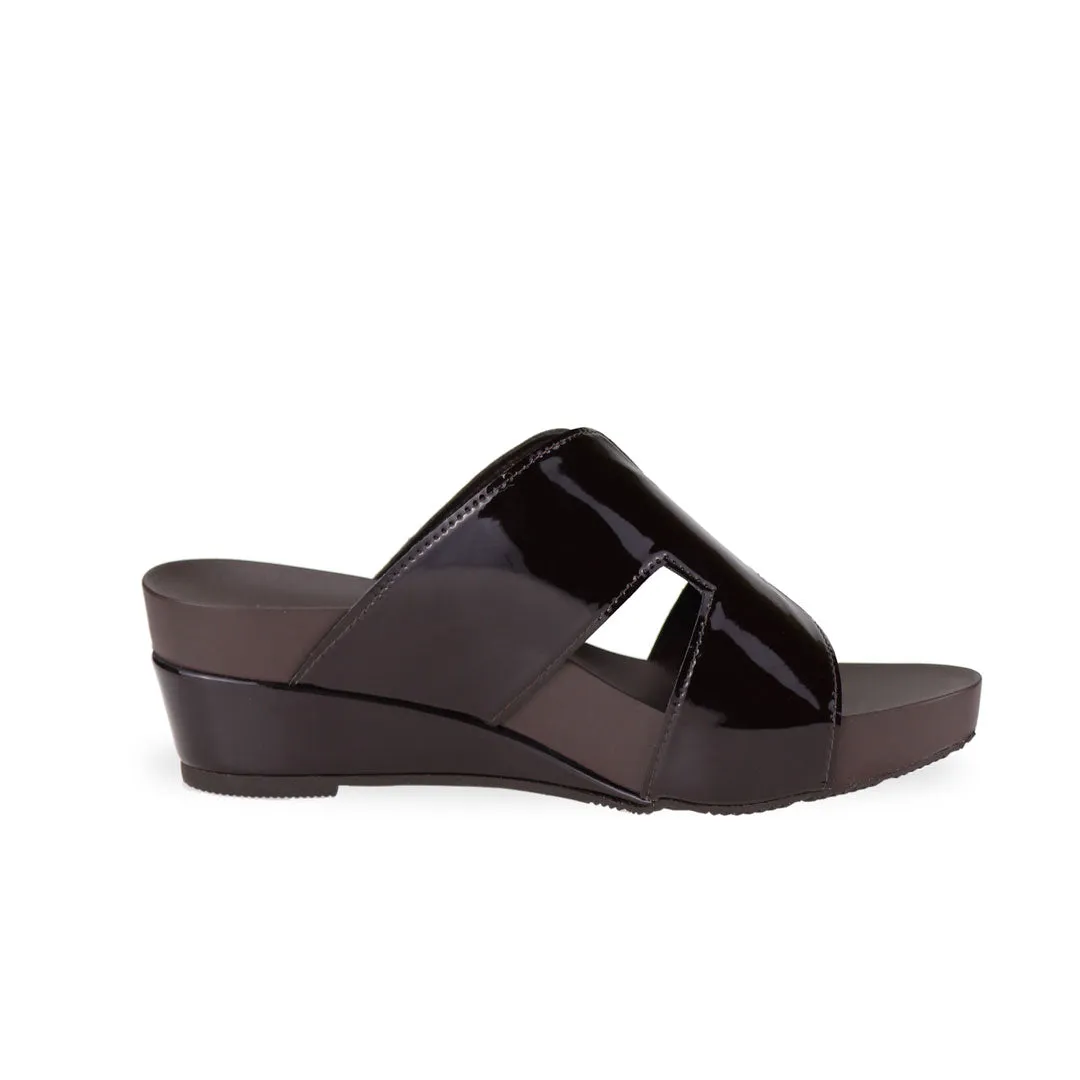 [20% off at cart] H-Strap Low Wedge Slides