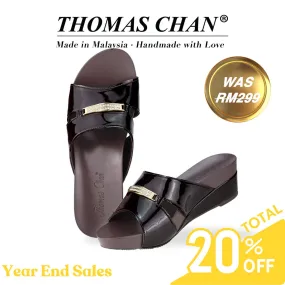 [20% off at cart] Mini Charm Low Wedge Sandals