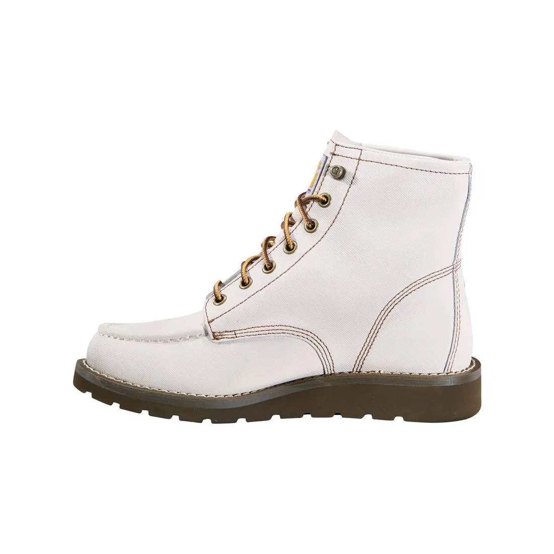 6" Women’s Wedge Unlined Soft-Toe Boot Off White