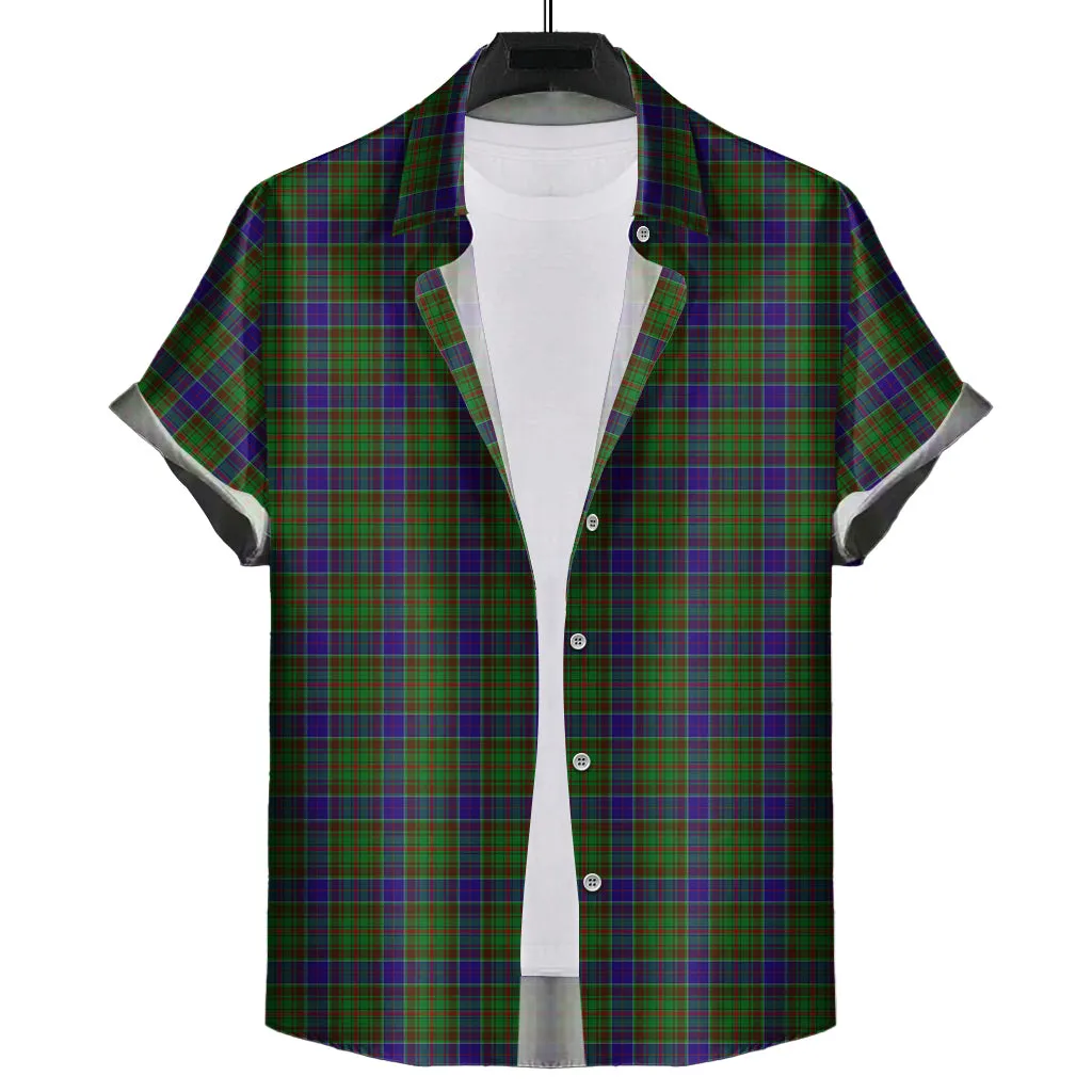 Adam Tartan Short Sleeve Button Down Shirt