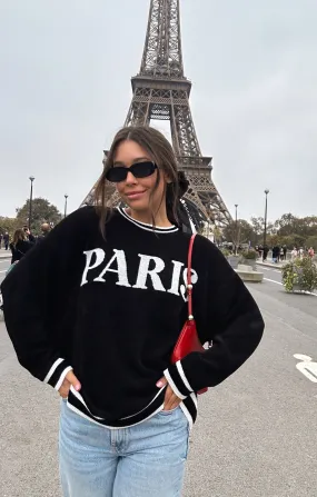 Adventure Sweater ~ Paris Graphic Knit