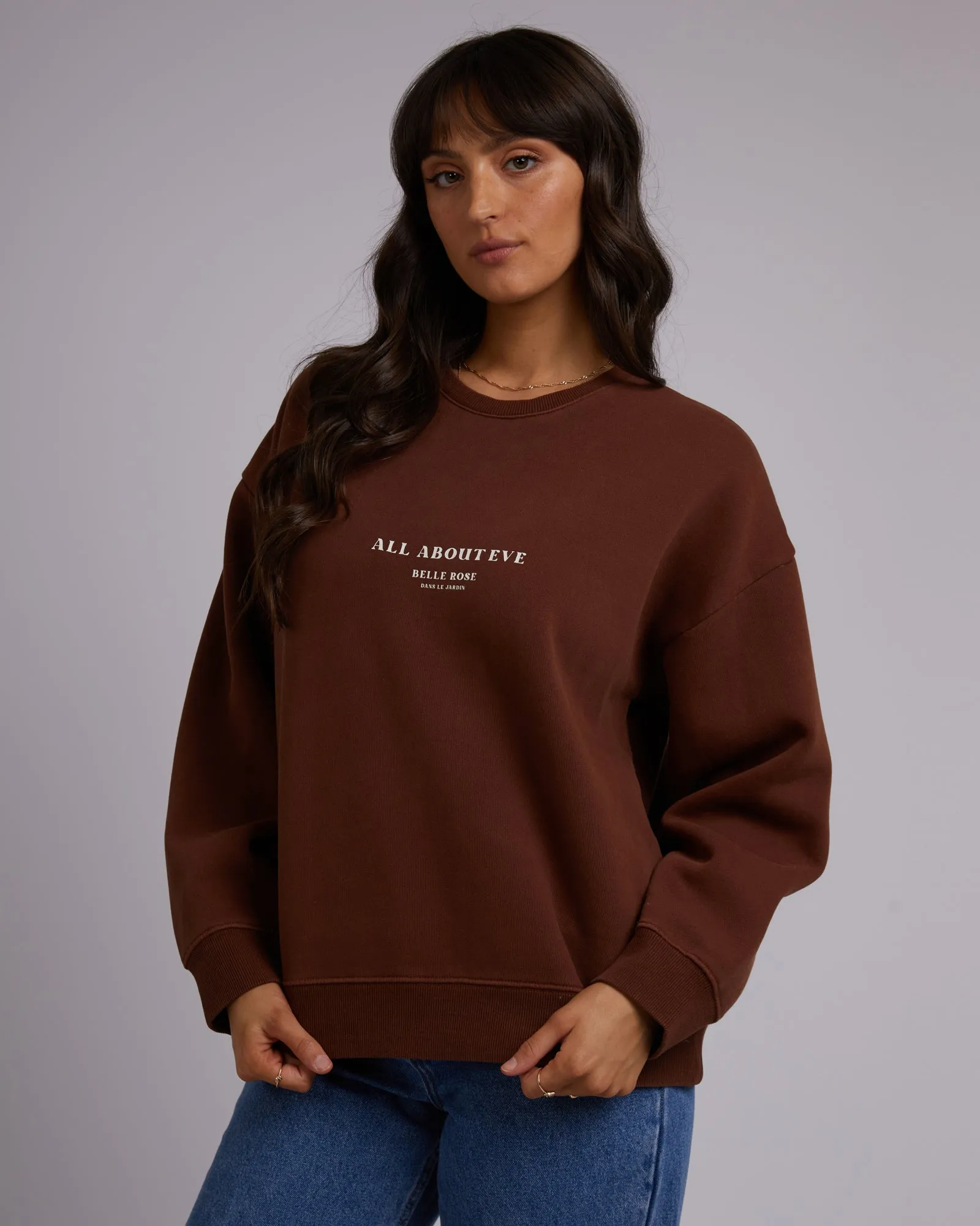 All About Eve Wild Rose Standard Crew Brown