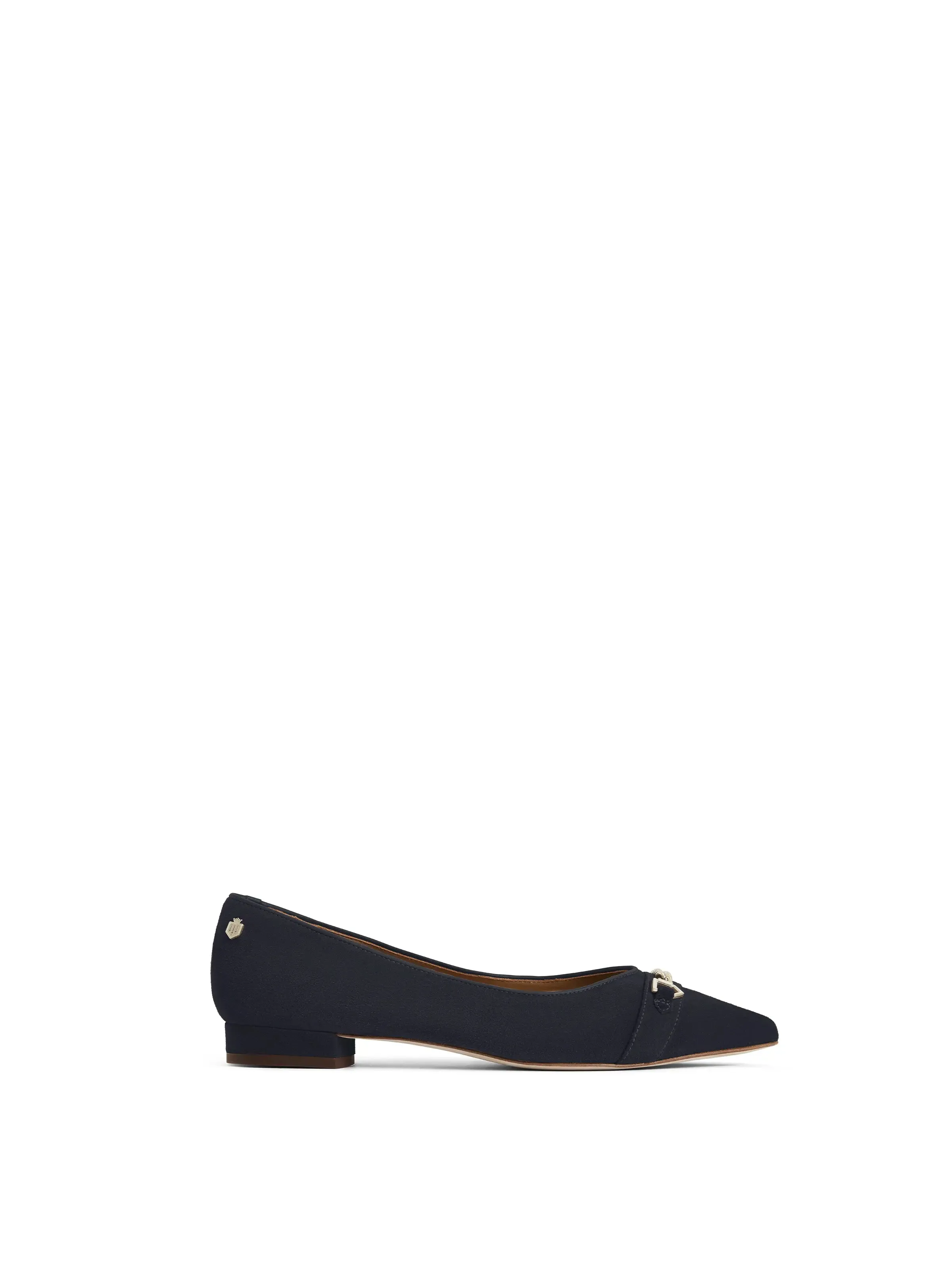 Apsley Ballet Pump - Navy Suede