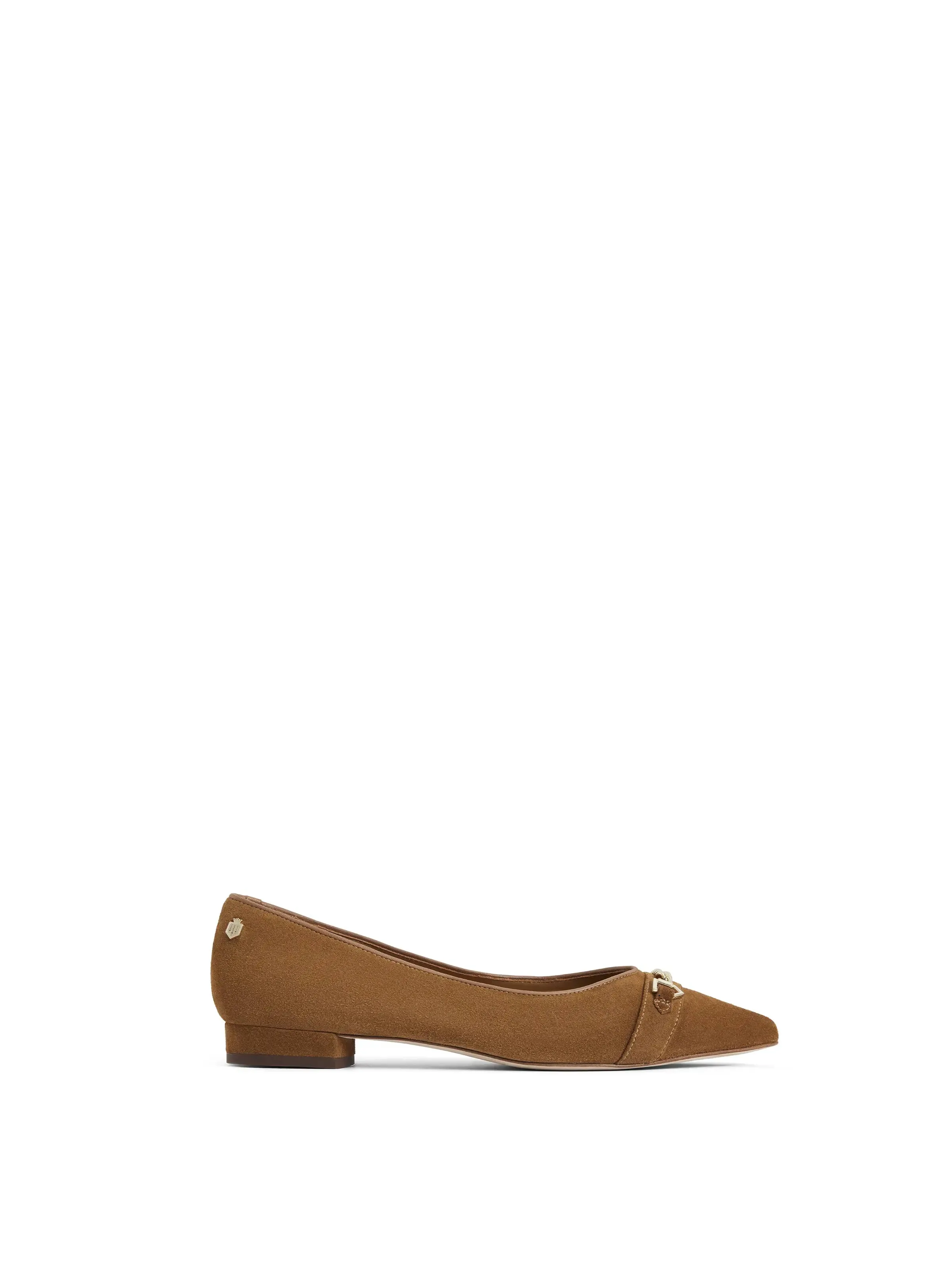 Apsley Ballet Pump - Tan Suede