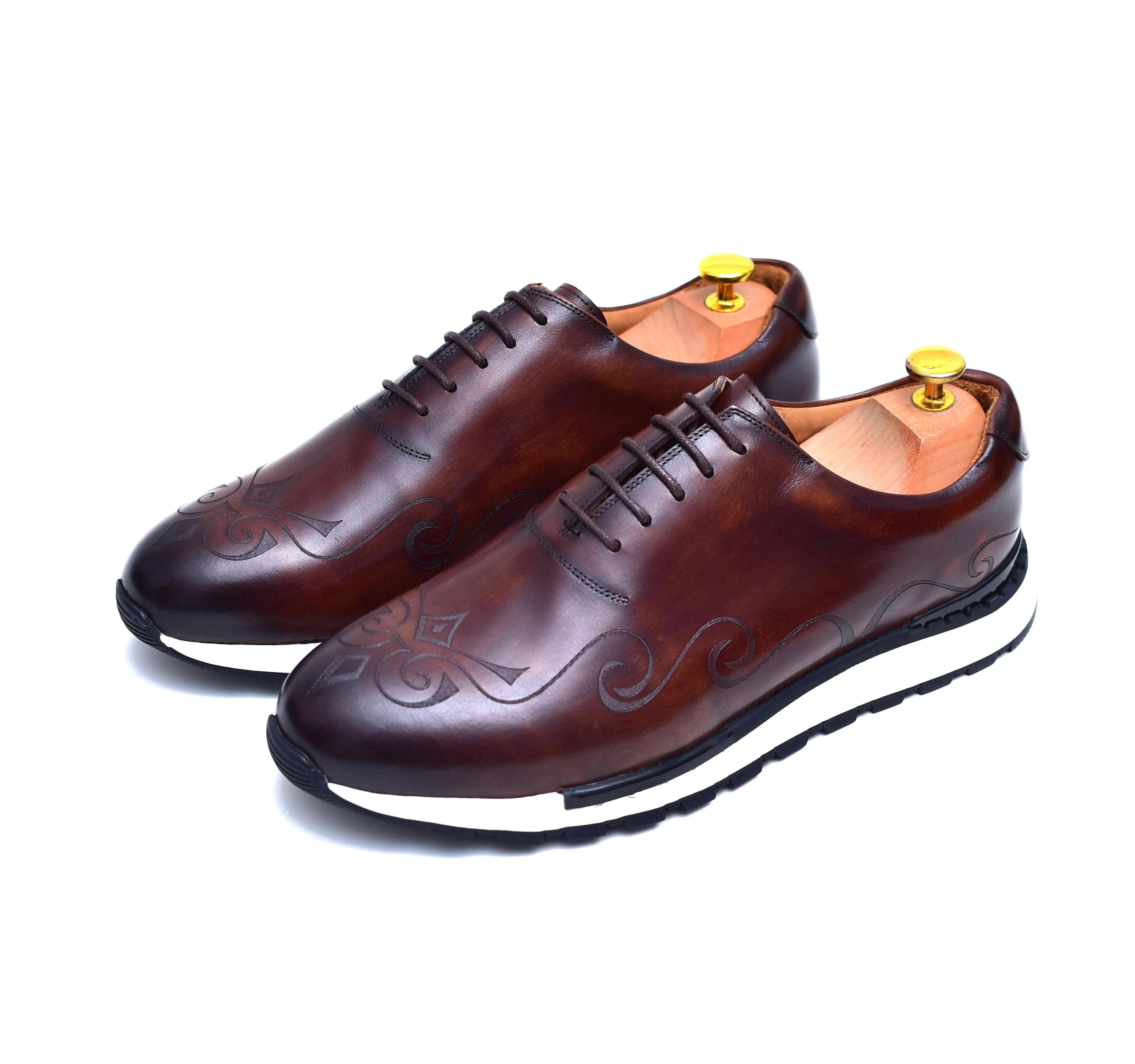 Archie III - Brown Dress Sneakers