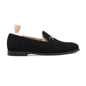 Autry - Men's Black Kid Suede Loafer