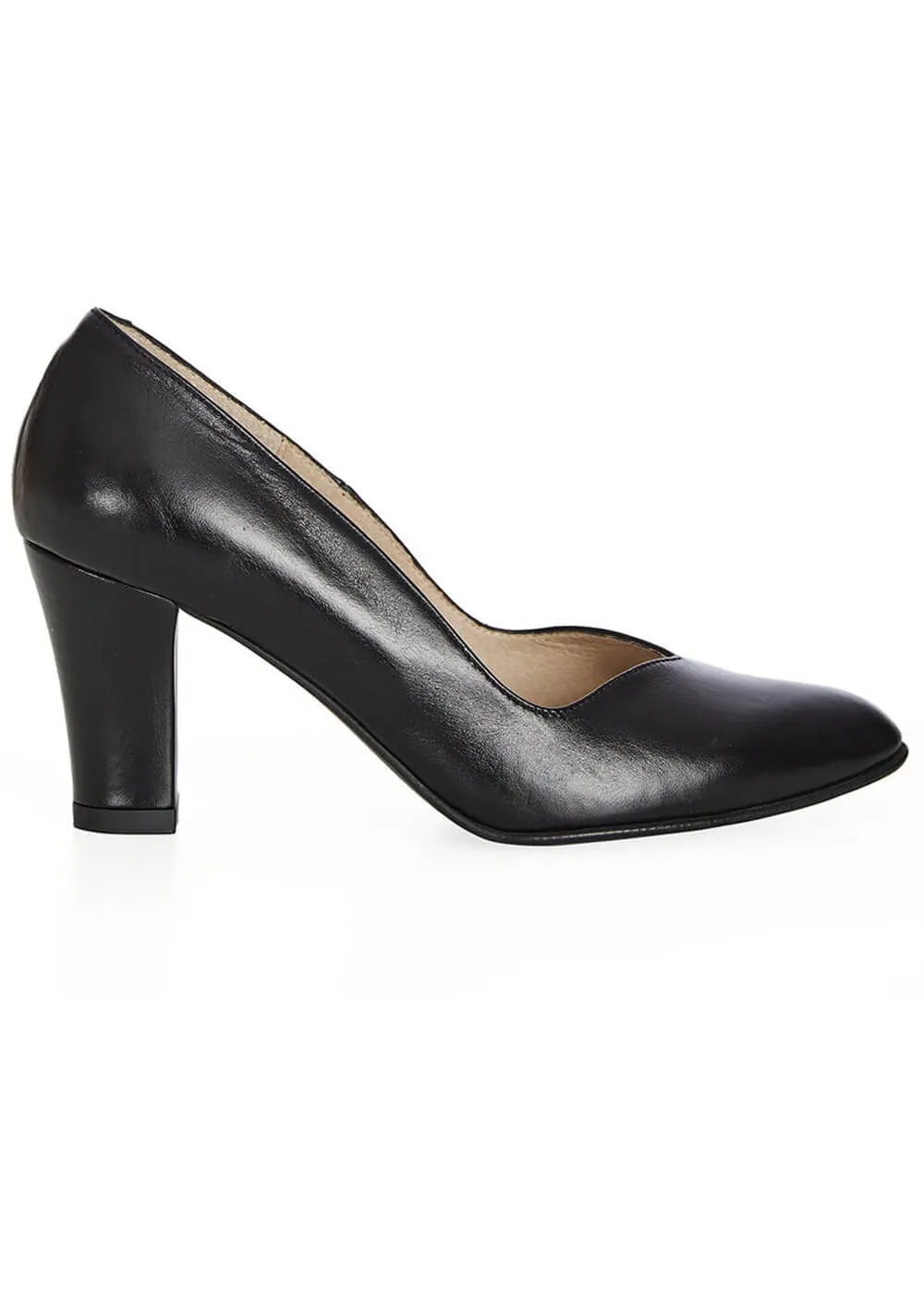 Banned Ava Leren 50's Pumps Black