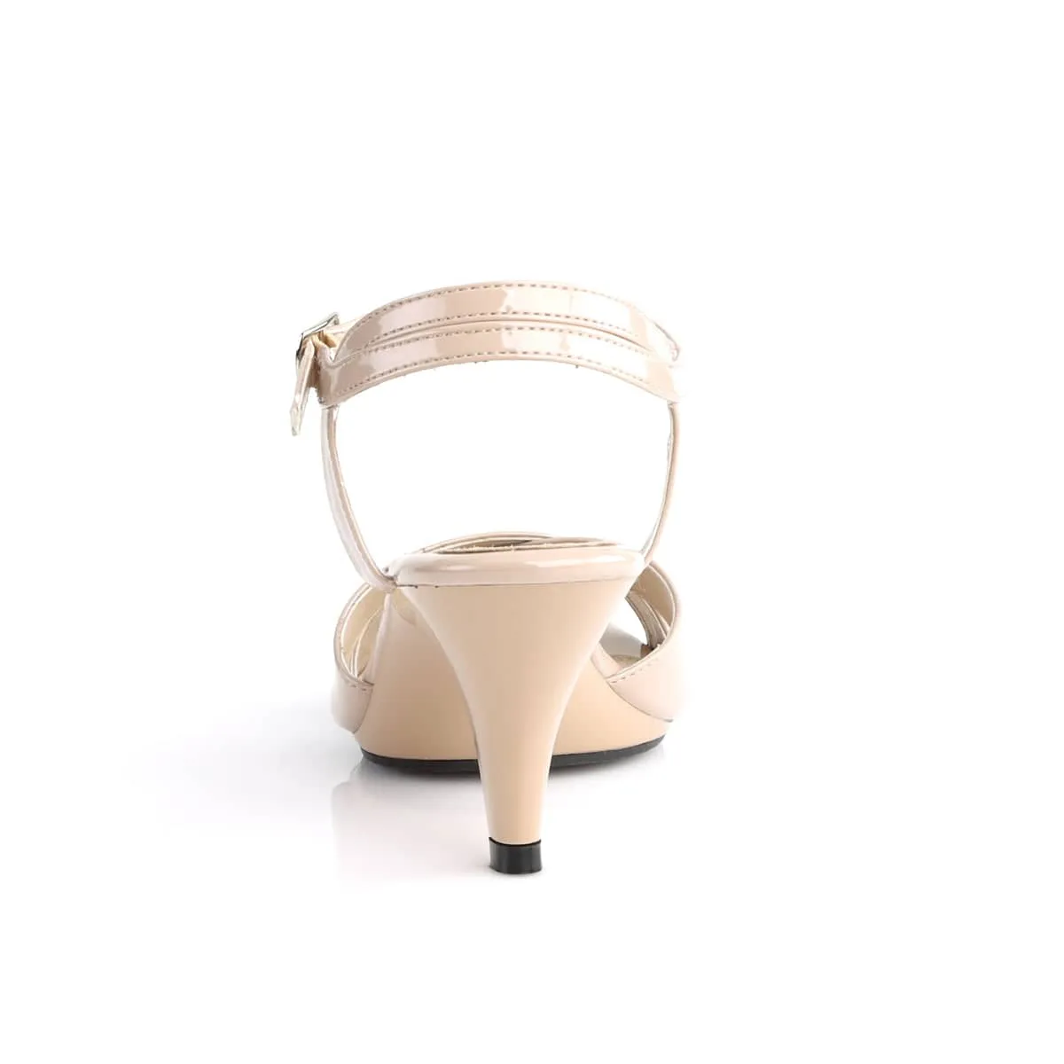 BELLE-315 Nude Ankle Sandal Heel