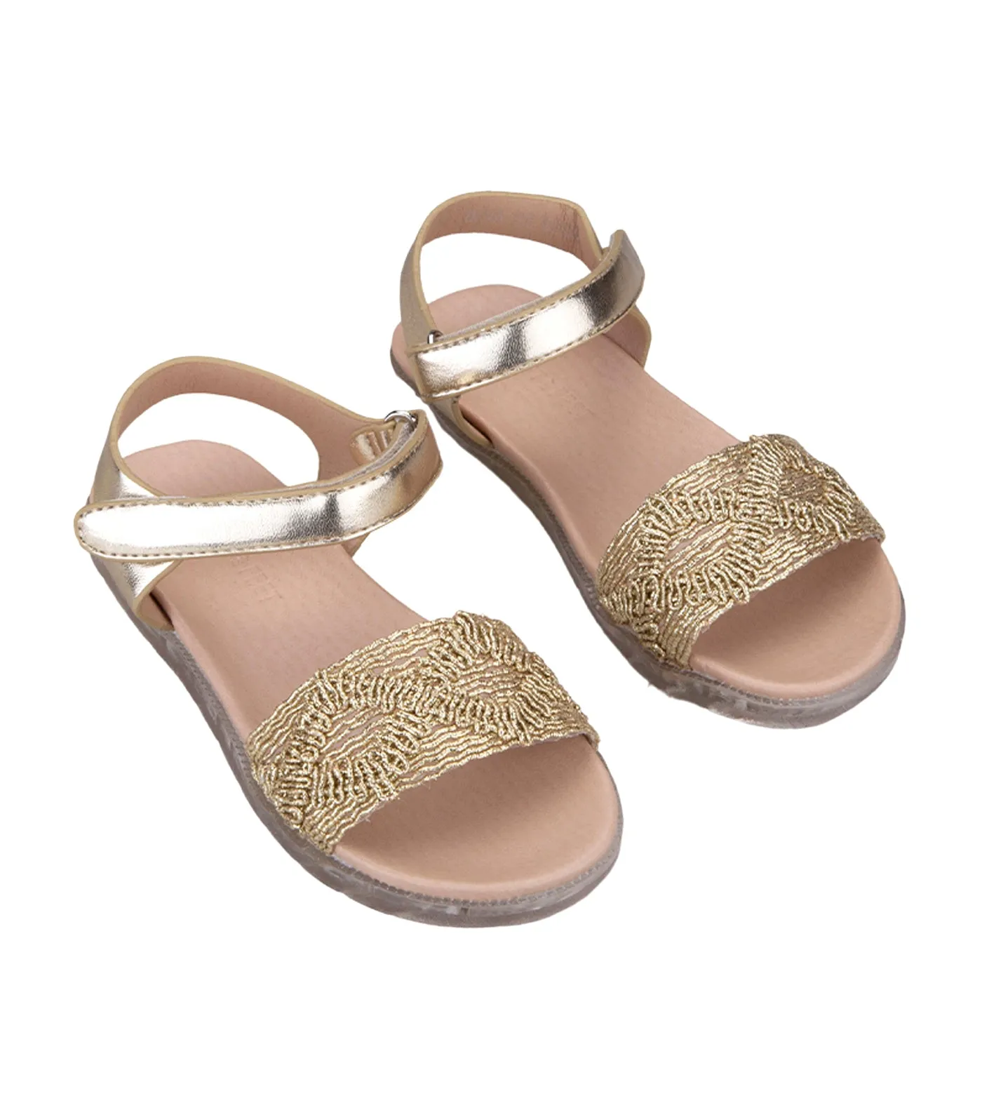 Bina Kids Sandals for Girls - Gold