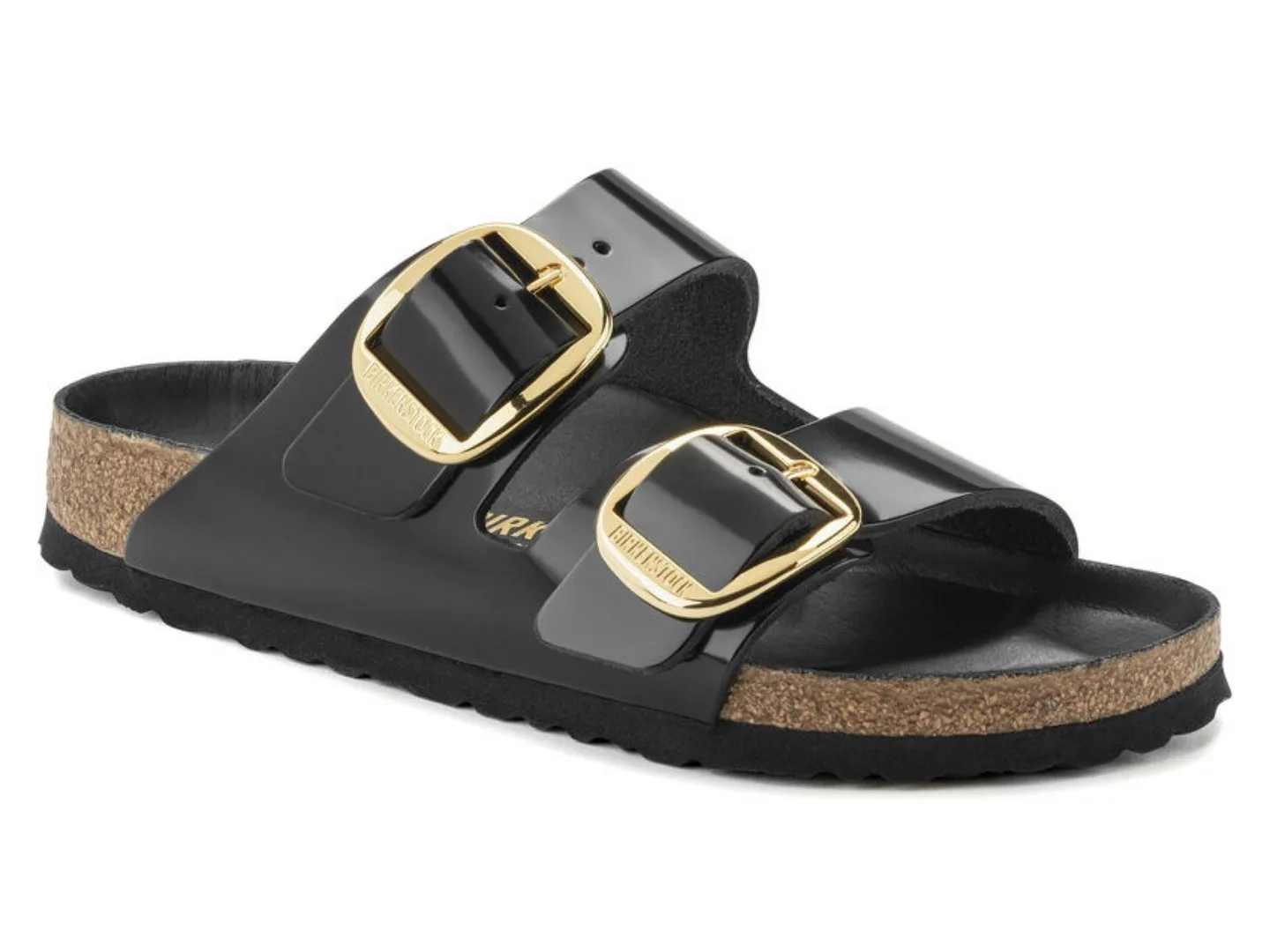 Birkenstock: Arizona Big Buckle in High Shine Black