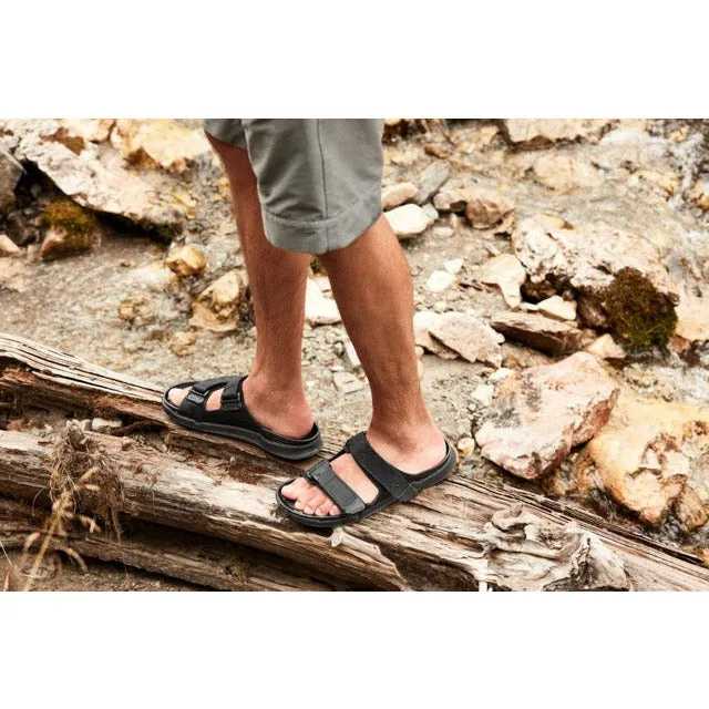 Birkenstock Men's Atacama Birko Flor in Futura Black