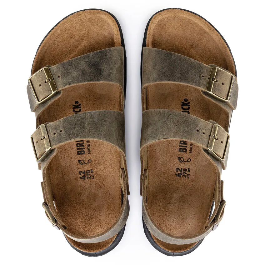 Birkenstock Milano Rugged Faded Khaki Men's