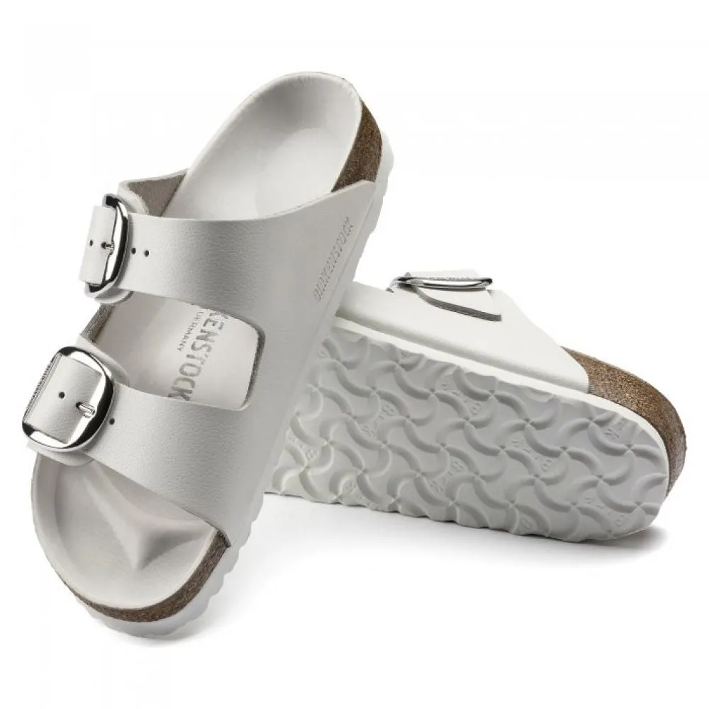 Birkenstock Women's Arizona Big Buckle Leather in White (Narrow Width)