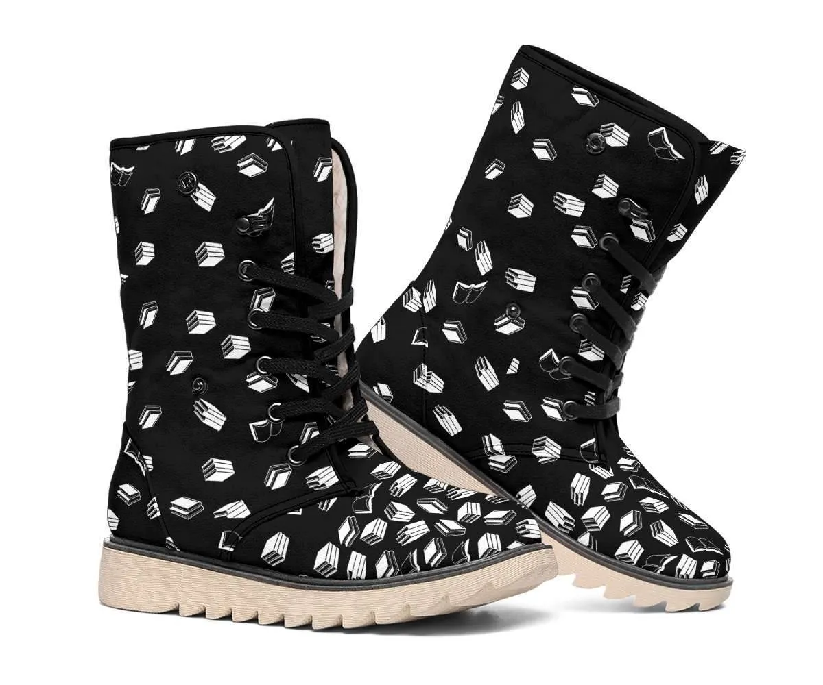 Black Bookish Polar Boots