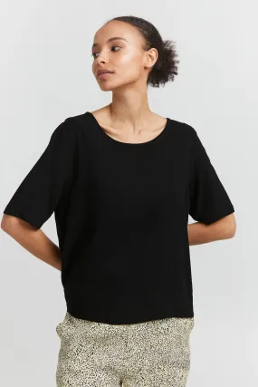 BLACK BREEZY BLOUSE