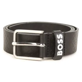 BOSS KIDSWEAR Black Leather Belt