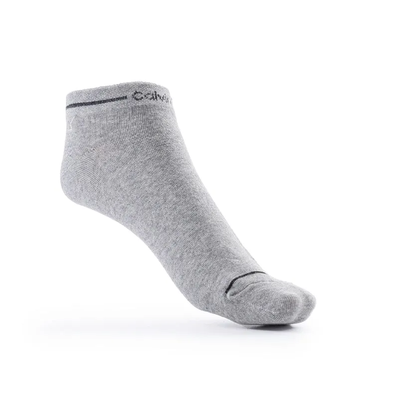 CALVIN KLEIN COTTON ANKLE 3-PACK SOCKS SU21