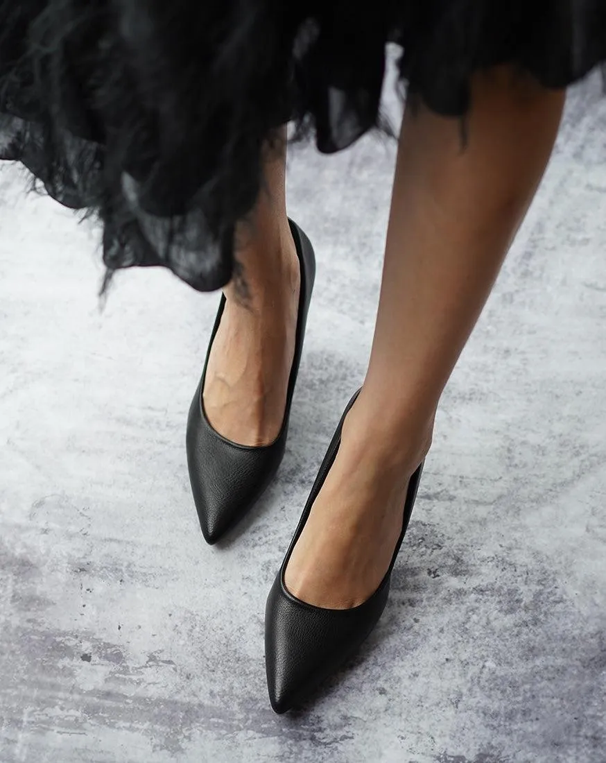 Classic Stiletto Pumps (Anna) Black