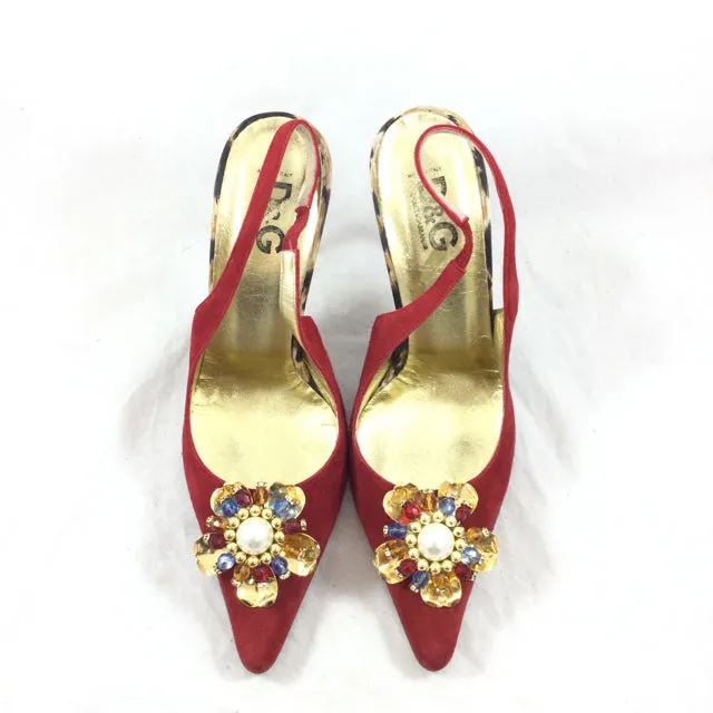 D & G Slingback Pumps. Size 38