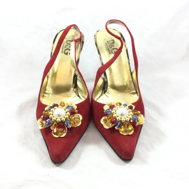 D & G Slingback Pumps. Size 38