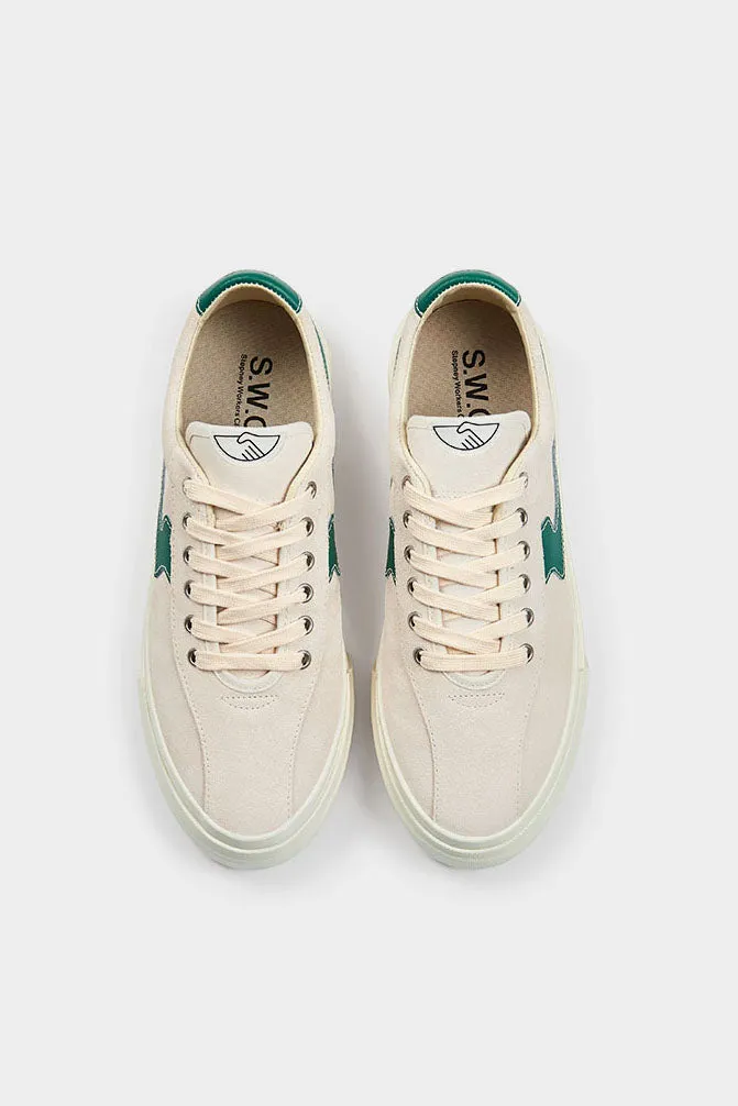 Dellow S-Strike Suede - Ecru / Green