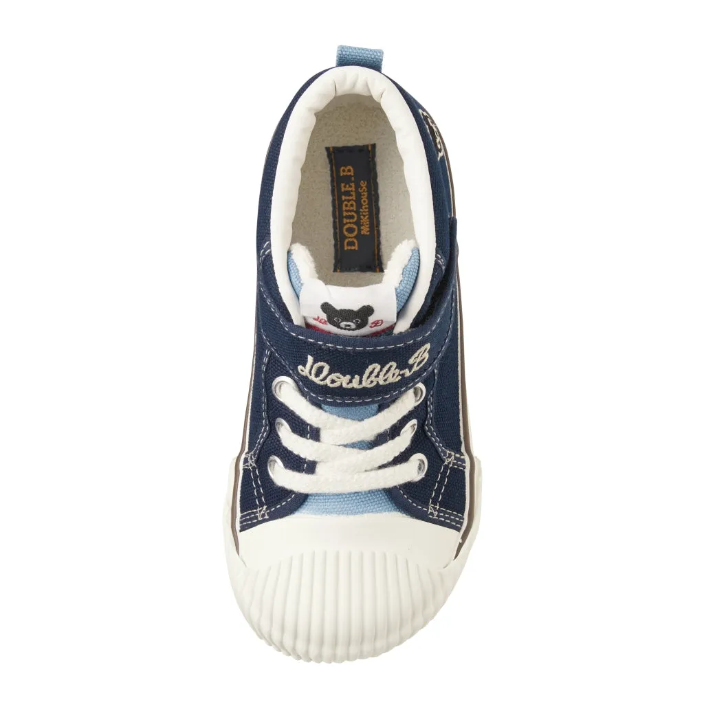 DOUBLE_B Oxford-Meets-Texture Sneakers for Kids