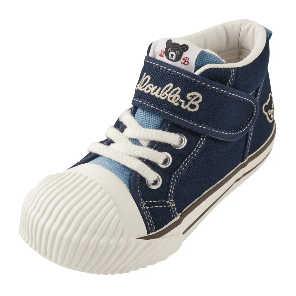 DOUBLE_B Oxford-Meets-Texture Sneakers for Kids