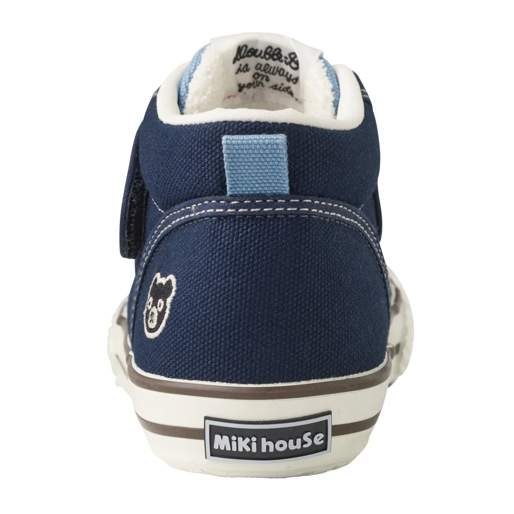 DOUBLE_B Oxford-Meets-Texture Sneakers for Kids