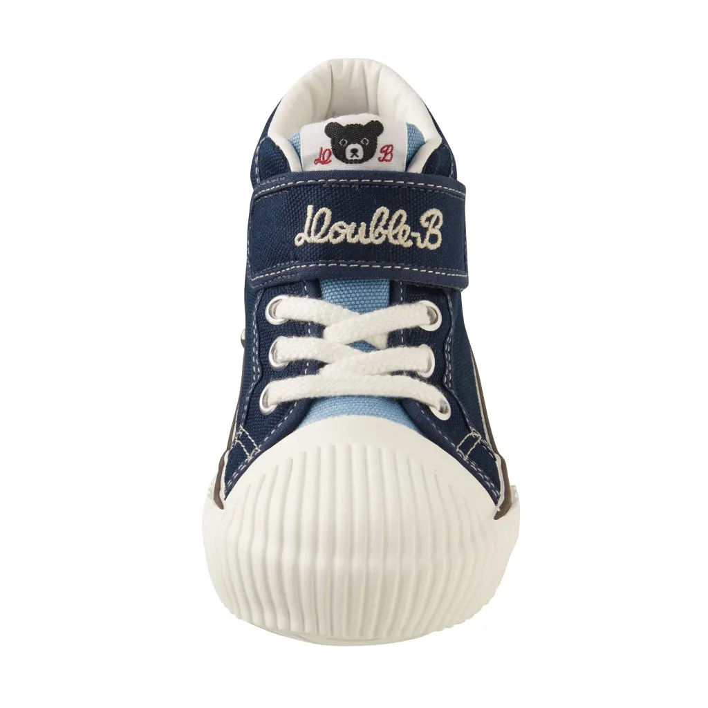 DOUBLE_B Oxford-Meets-Texture Sneakers for Kids