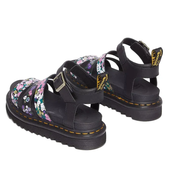 Dr Martens - Blaire 3 Strap Sandal Vintage Floral Print Hydro