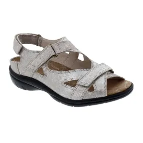 Drew Lagoon Backstrap Sandal (Women) - Champagne Dusty Leather