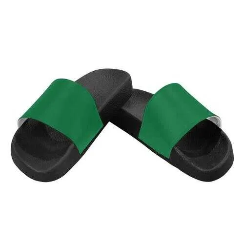 Flip-Flop Sandals, Dark Green Women's Slides