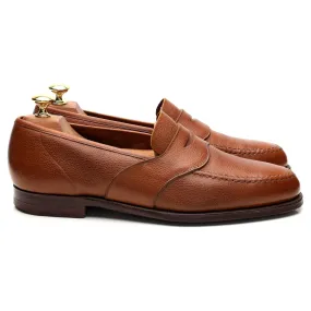 Foster & Son Tan Brown Leather Loafers UK 8.5 E