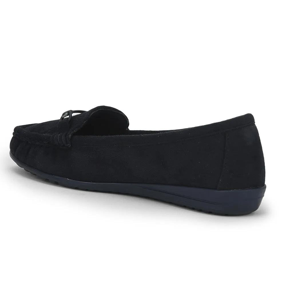 Healers Casual Navy Blue Loafers For Women HM6-10 By Liberty