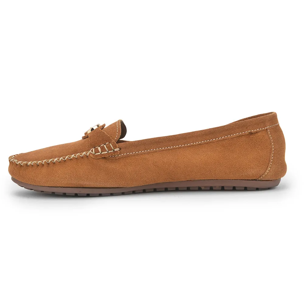 Healers Casual Tan Loafers For Women GI-SML-52 By Liberty