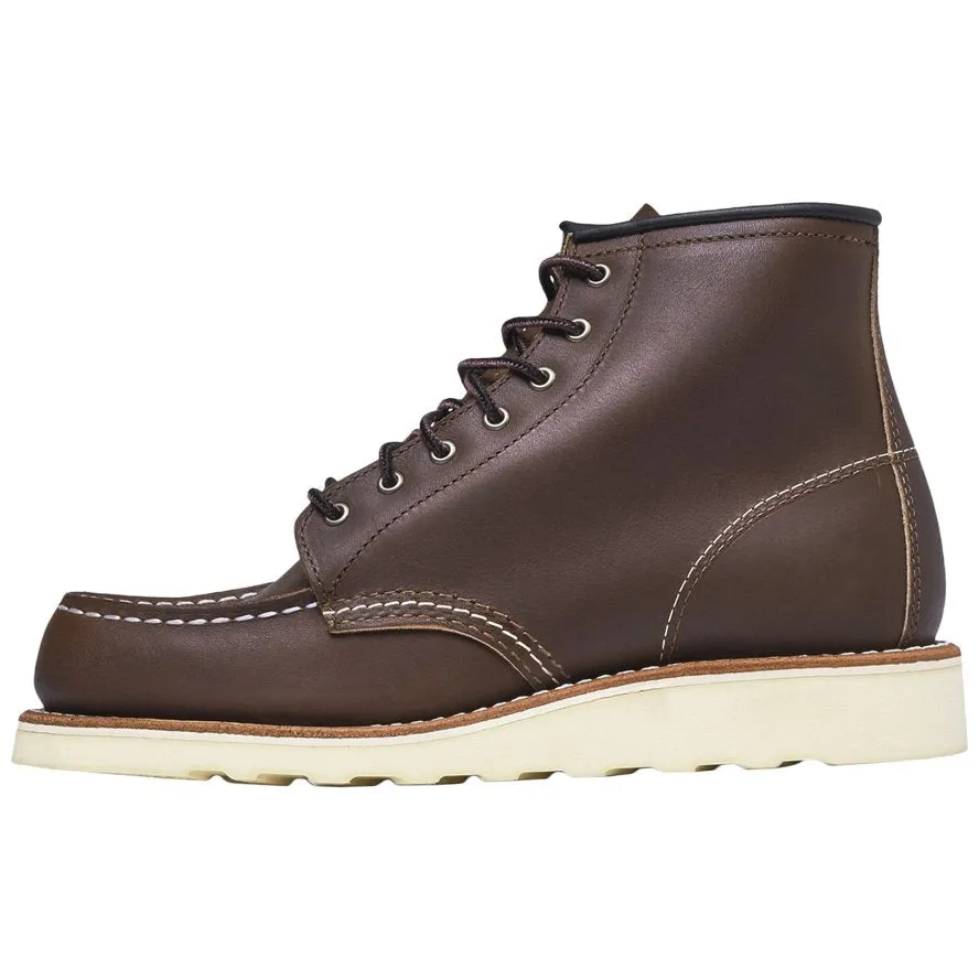 Heritage Full Grain Leather 6 Inch Classic Women's Moc Toe Boots