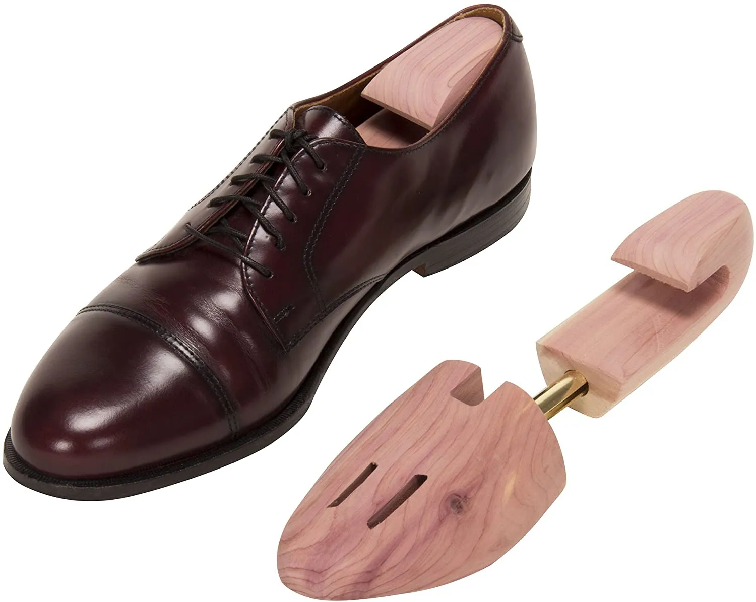 Household Essentials 77403 Men's Cedar Wood Shoe Tree | Natural