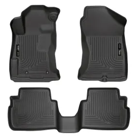 Husky Liners 99661 - WeatherBeater 1st & 2nd Row Black Floor Liner Set Subaru Impreza 17-19