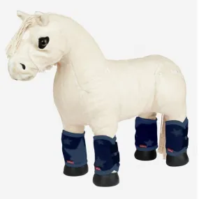 IT03881 LeMieux Toy Pony Fleece Travel Boots & Tail Guard - Atlantic