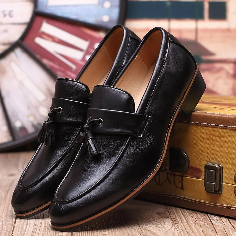 Italian handmade vintage tassel loafers