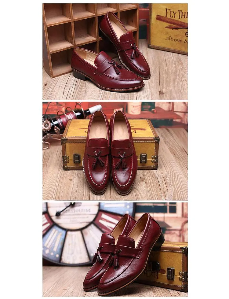 Italian handmade vintage tassel loafers