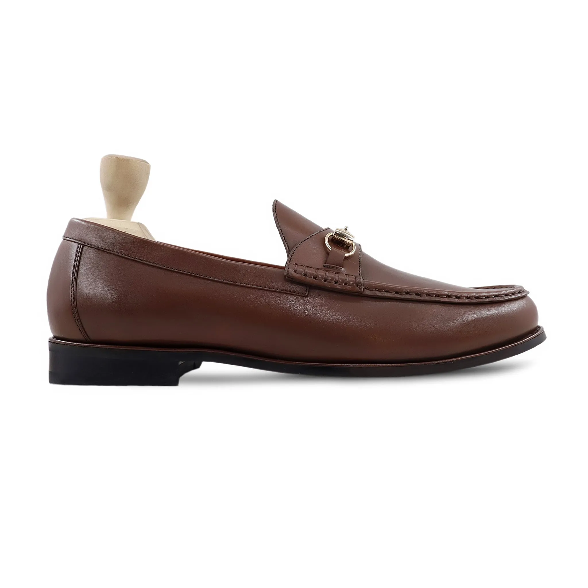 Jarrel - Men's Reddish Brown Calf Leather Loafer