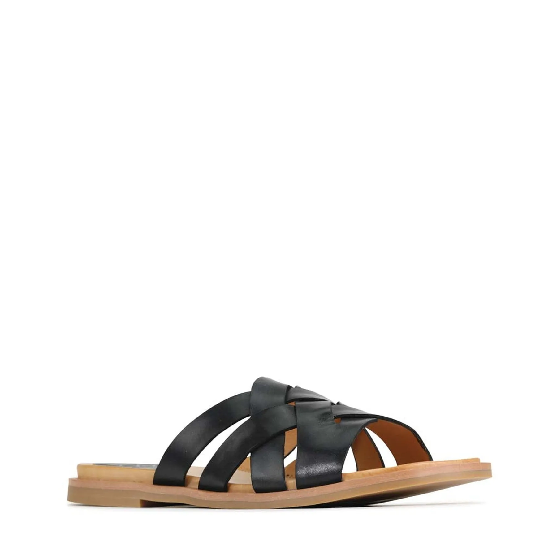 JELSIE SLIDE SANDALS LEATHER