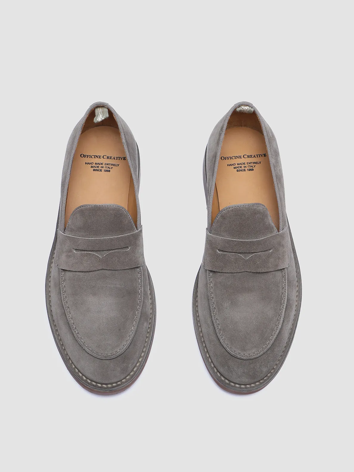 KENT 008 - Taupe Suede Loafers