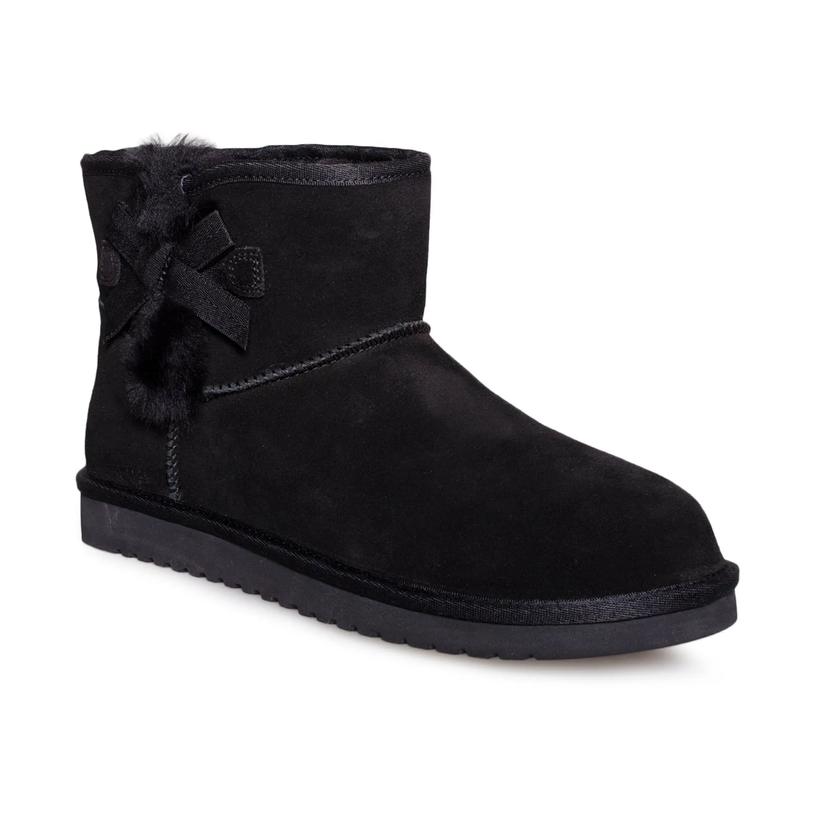 Koolaburra By UGG Victoria Mini Black Boots - Women's