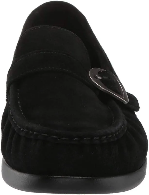 Lara SAS loafers, black suede