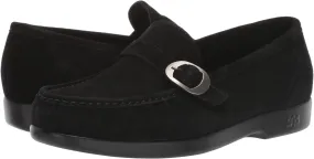 Lara SAS loafers, black suede