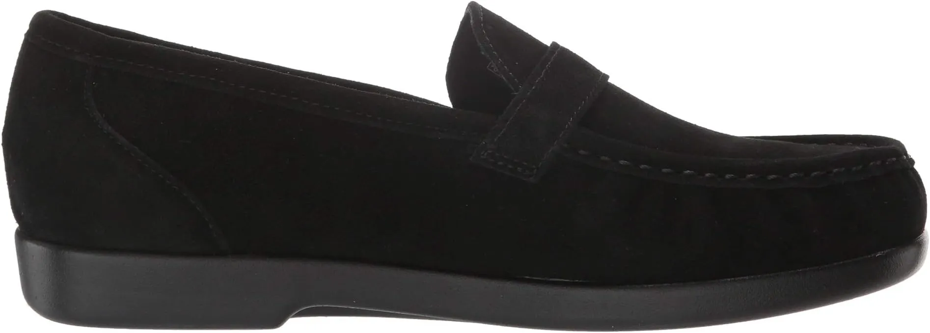 Lara SAS loafers, black suede